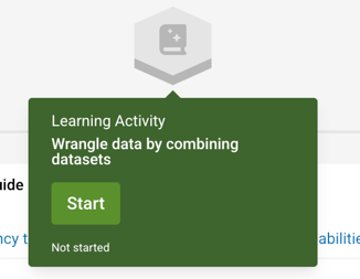 Learning Activity hexagon.
