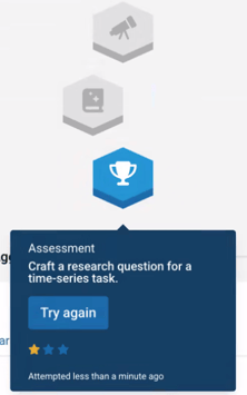 Stars in simulation tasks.
